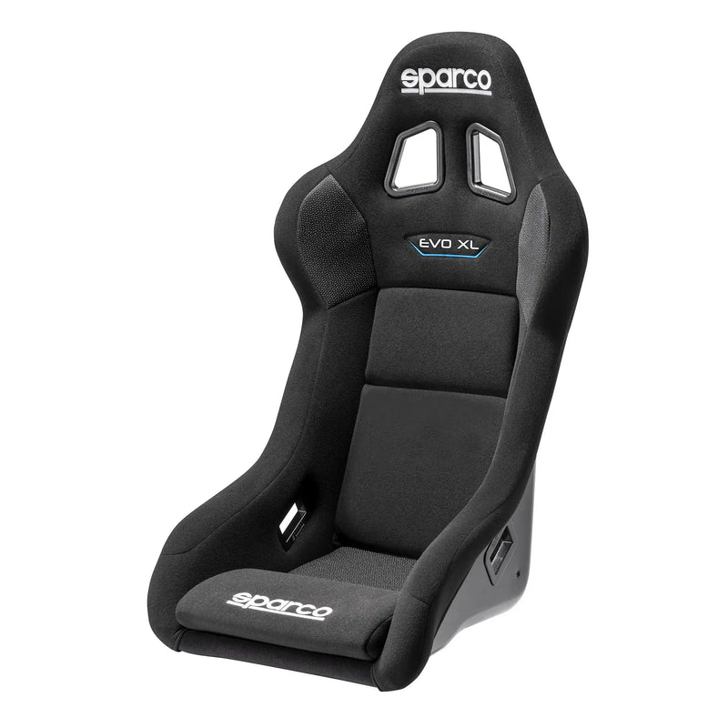 Sparco EVO - XL QRT Fixed Bucket Seat - Frp - Black-008015RNR - Rzcrewgarage