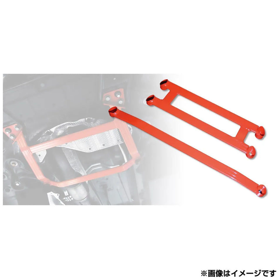 Tanabe - Rear 2 points Under Brace - Mitsubishi Minicab Van DS17V - UNS19