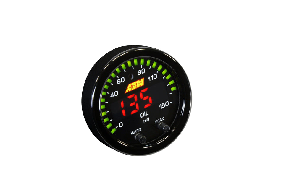 AEM X-Series Oil Pressure 0-150psi/0-10bar-30-0307 - Rzcrewgarage