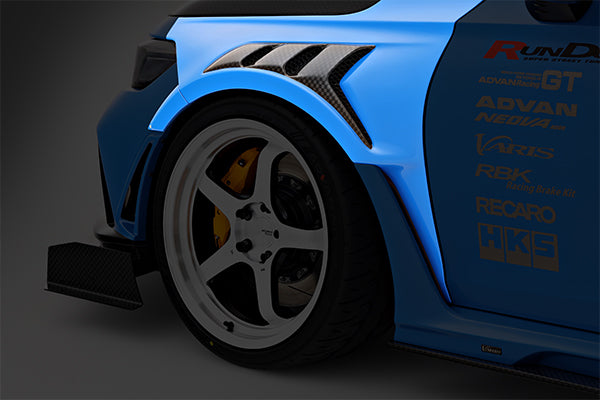 Varis - ARISING-II Track Edition - FRP & CARBON+ Front FENDER (L/R 4pcs) - Honda - Civic Type R FL5-VAHO-142 - Default Title VAHO-142 - Rzcrew Garage