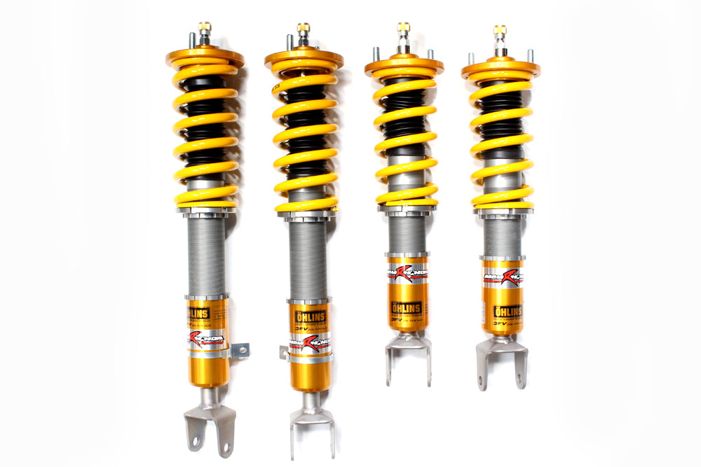 MandM Honda - Ohlins Damper Kit Full Spec Model - Pillow ball mount spec Coilovers - Honda S2000 AP1 - 00200-AP1-M001P - Rzcrewgarage
