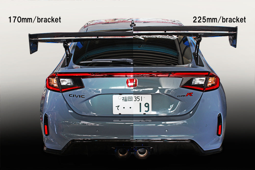 パーツ CIVIC FL5 Vortex Generator Window Panel M&M Honda Vortex Generator Window Panel for Honda Civic Type