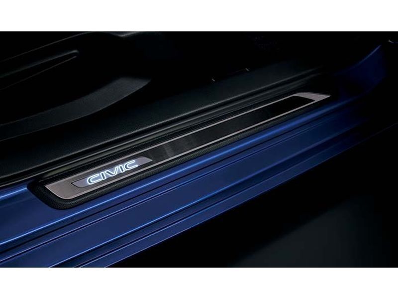 Genuine Honda Parts - Honda Acces LED door step (White) - Honda - Civic Hatchback FL1 - 08E12-T43-000A - Rzcrew Garage