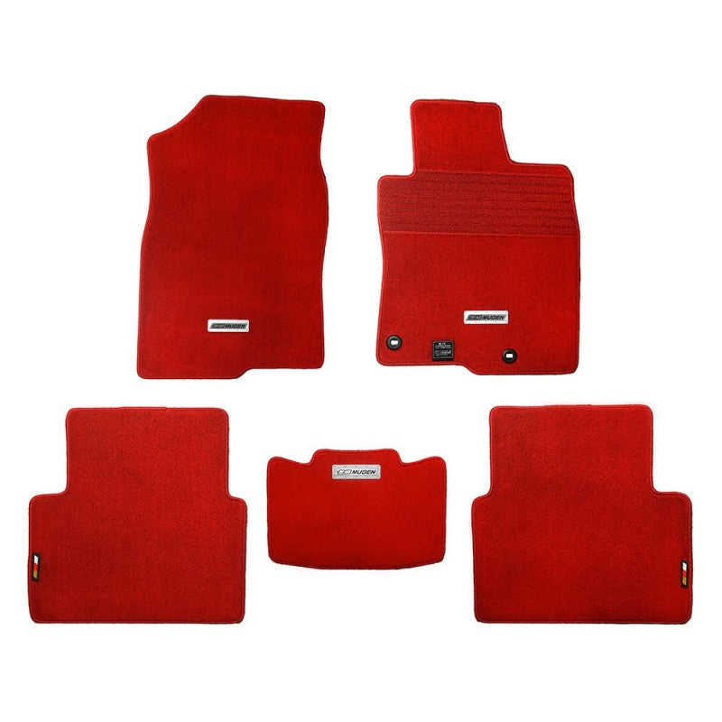 Mugen - Floor Mat Set (Red)  - Honda - Civic Hatchback FK7 - 08P15-XNCD-K1S0-RD