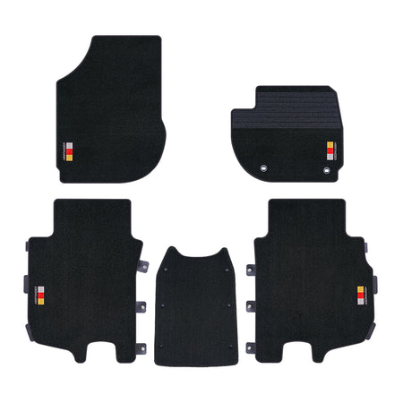Mugen - Floor Mat Set (Black)  - Honda - Fit-Jazz GR1/2/3/4/5/6/7/8 - 08P15-XNN-K0S0-BK