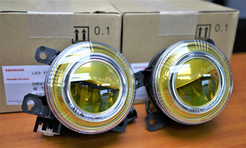 Genuine Honda Parts - Led Fog Lamp, Yellow - Honda - Fit-Jazz GK5 - 08V31-E3J-D00 - Rzcrew Garage