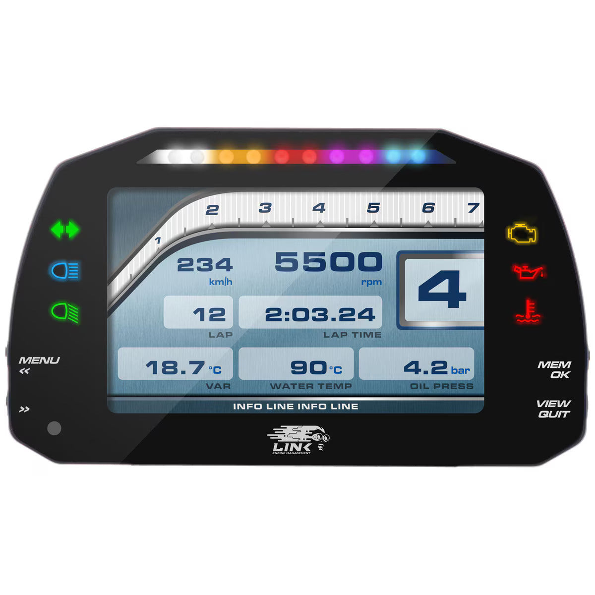 Link Engine Management MXS Strada 5" Dash - Street Edition - 100-0168