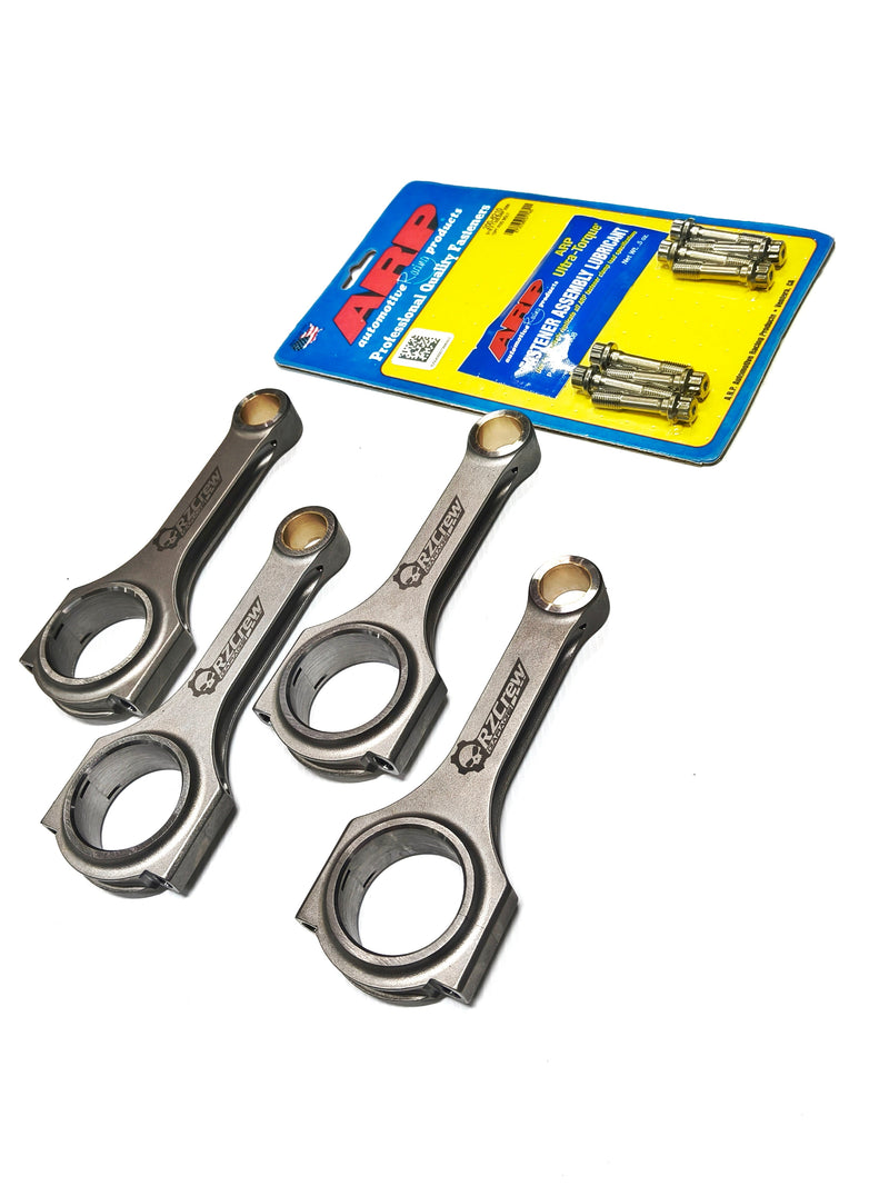 Rzcrew Racing - H Beam Forged Conrod - Set of 4 - Toyota 2NZ-FE - RZ-FCR-H-2NZFEA-ARP2000 - RZ-FCR-H-2NZFEA-ARP2000