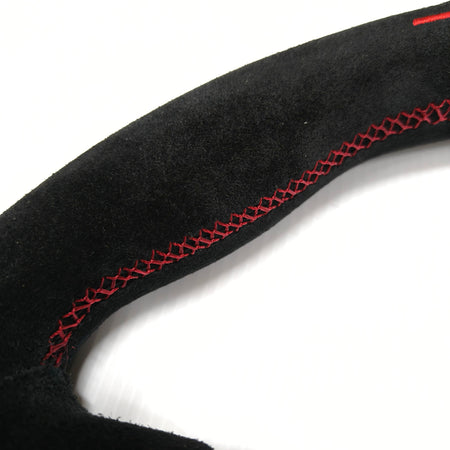 Js Racing - Signed store limited Steering Wheel - 3 Spokes suede-XRSG-Store Limited - RZCrewGarage