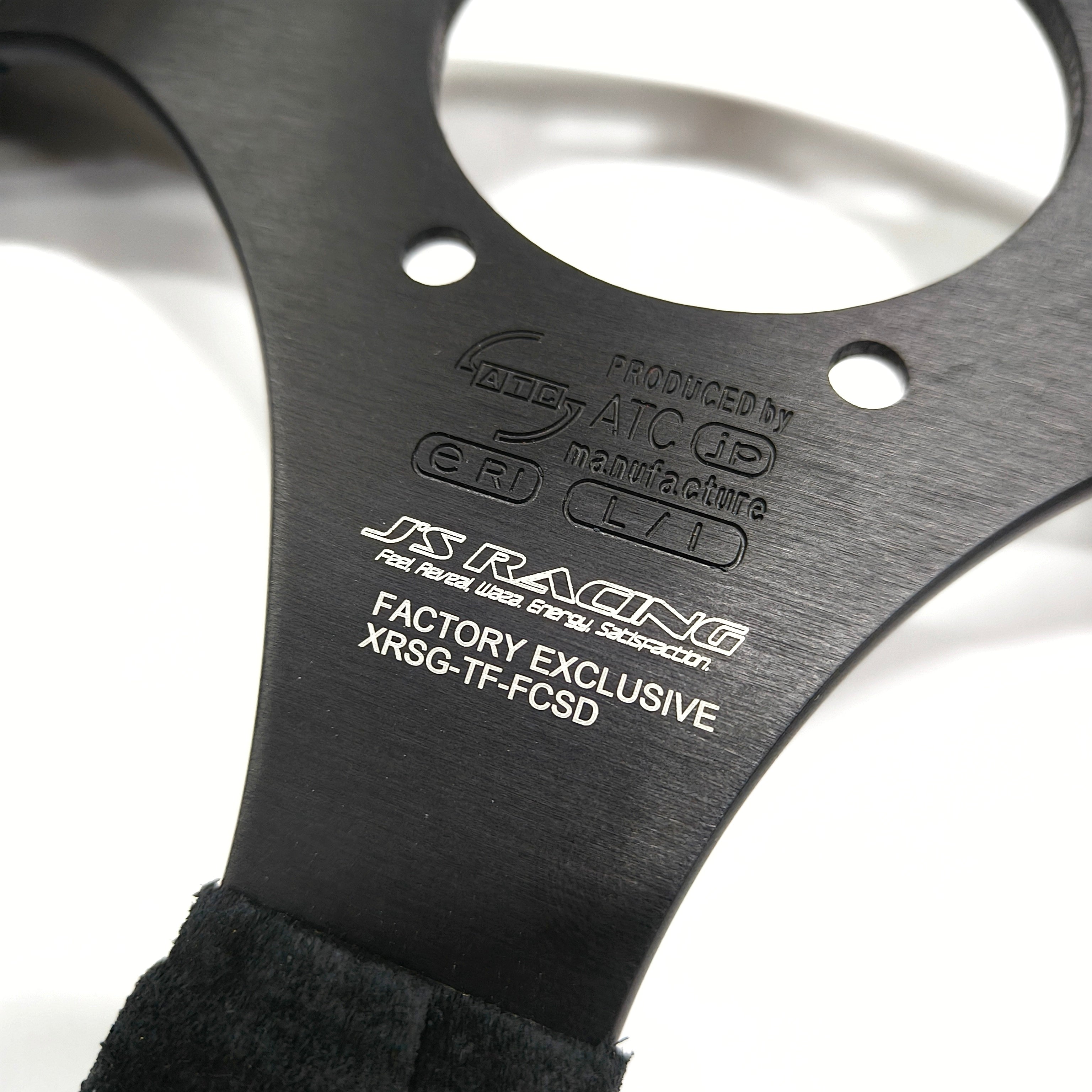 Js Racing - Signed store limited Steering Wheel - 3 Spokes suede-XRSG-Store Limited - RZCrewGarage
