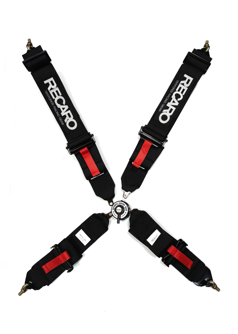 Tryforce Collaboration RECARO 4 Points Racing Harness- FIA Approved