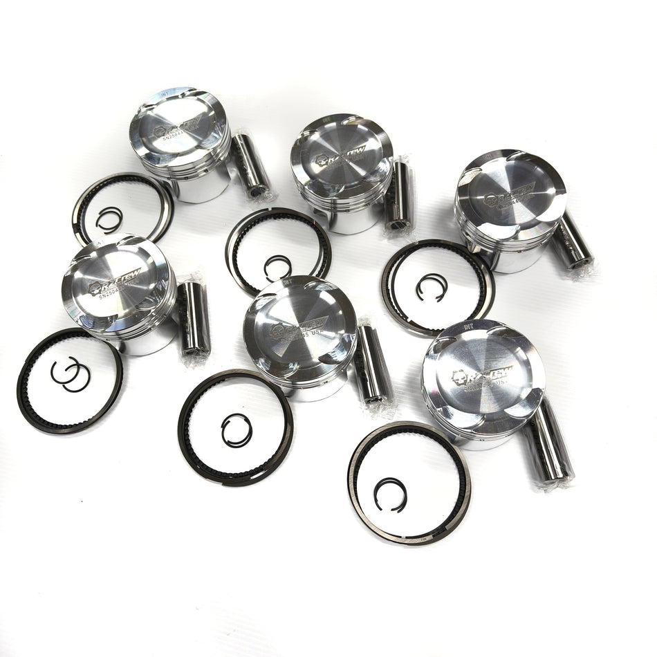 Rzcrew Racing - Forged Pistons 90mm - 8:5 to 15:0 Compression Ratio - Honda - C30A