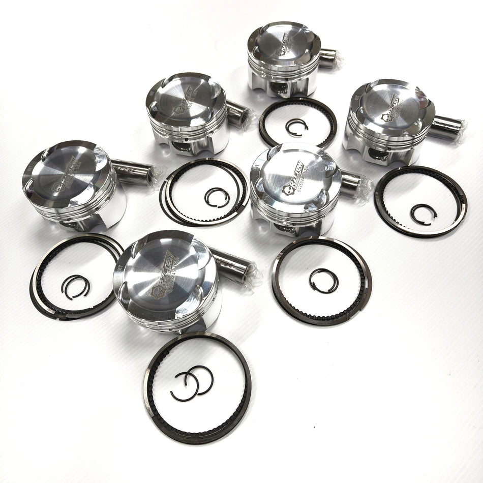 Rzcrew Racing - Forged Pistons 90.5mm - 8:5 to 15:0 Compression Ratio - Honda - C30A