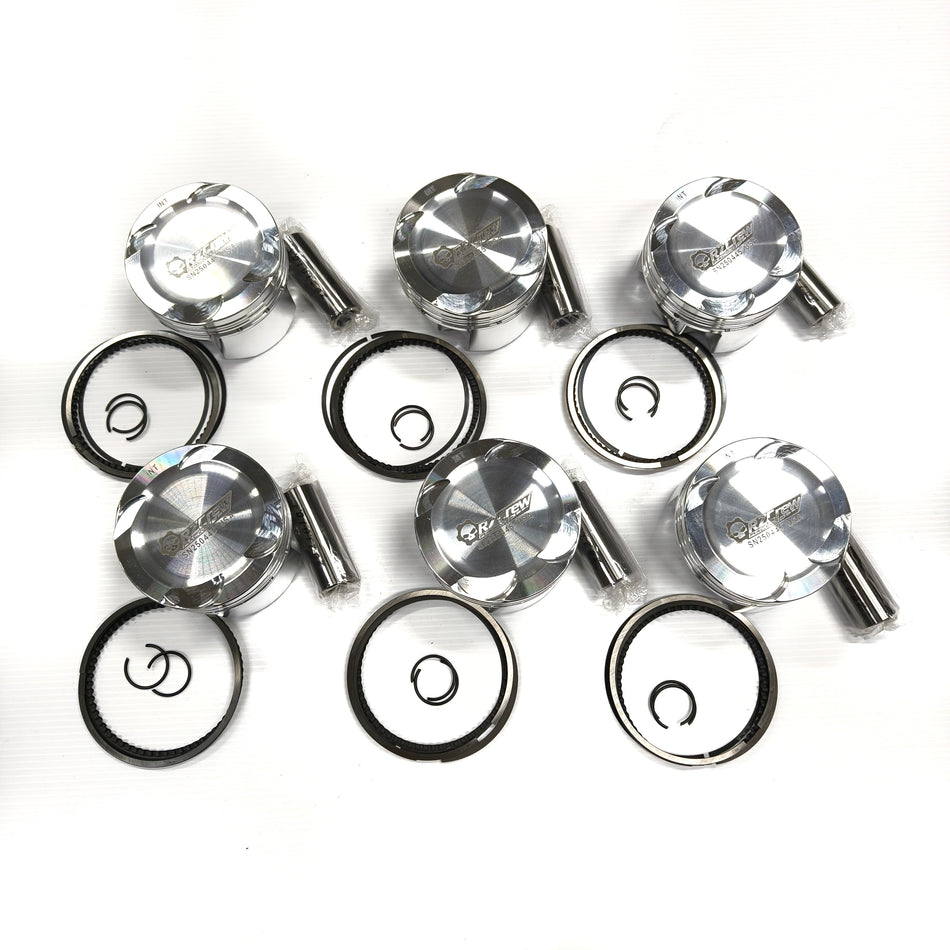 Rzcrew Racing - Forged Pistons 92mm - 8:5 to 15:0 Compression Ratio - Honda - C30A