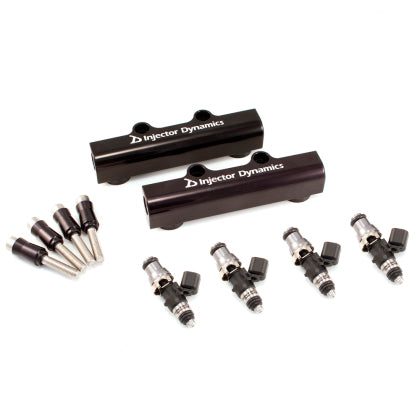 Injector Dynamics - 2600cc Injector Kit - STi 2004-2006 / Turbo. Top-feed Conversion Kit. Dual Billet Fuel Rails. Set of 4 injectors GDB APPLIED E to G-Impreza WRX STi - Rzcrewgarage