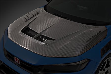 Varis - ARISING-II Track Edition - CARBON+ COOLING BONNET Ver.2 (Clear painted) - Honda - Civic Type R FL5-VBHO-116 - Default Title VBHO-116 - Rzcrew Garage
