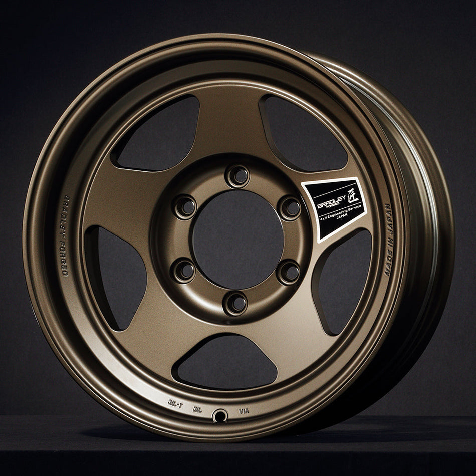 Bradley Forged Takumi - 17x8.5J - 6X139.7 - ET: -30 (Matte shadow black)