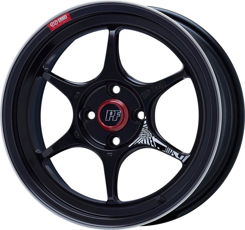 Enkei Japan PF06 - 15x8J - 4x100 - ET: 25 (Machining Black) - JDM-PF06-58-4925M/BK