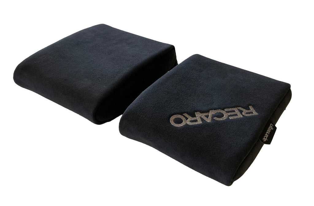 Recaro Japan RSS Thigh support pad set S (Thin type 2pcs) Ultrasuede Charcoal Gray-1800027J - Rzcrewgarage