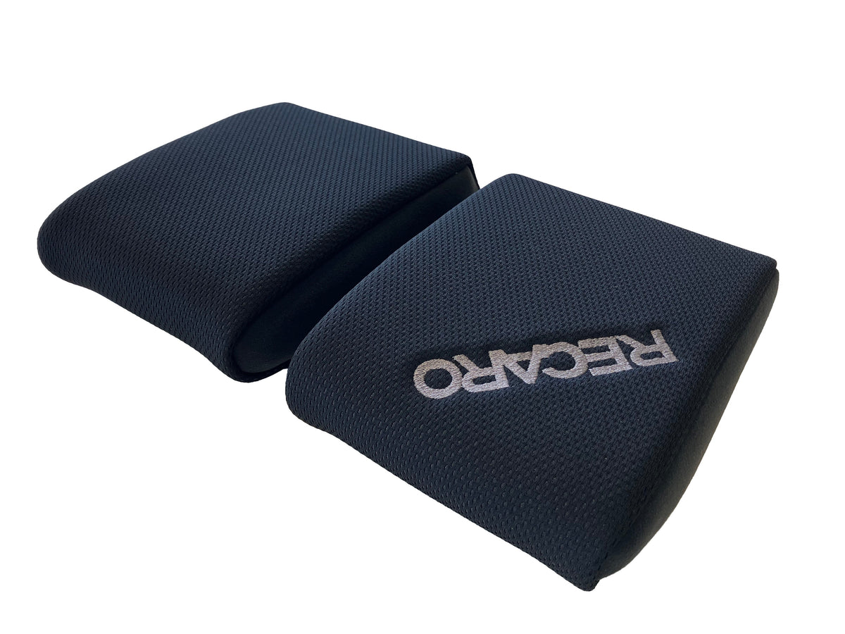 Recaro Japan RSS Thigh support pad set S (Thin type 2pcs)Brilliant mesh Black-1800028J - Rzcrewgarage