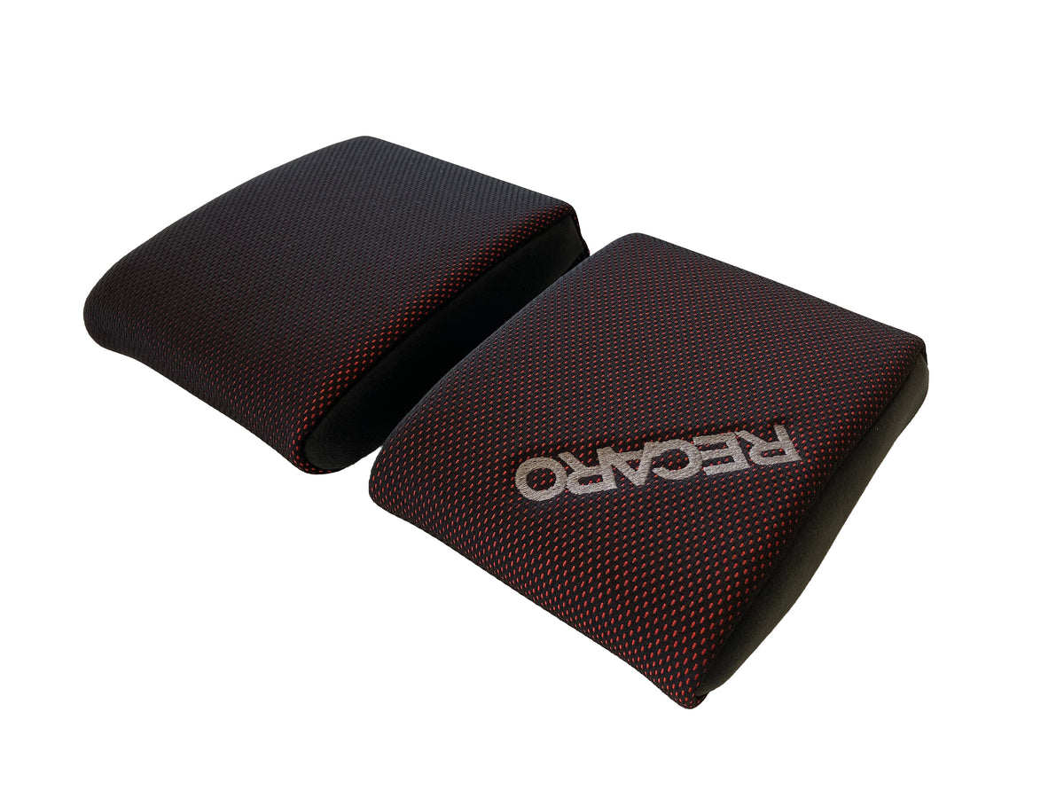 Recaro Japan RSS Thigh support pad set S (Thin type 2pcs)Brilliant mesh Red-1800029J - Rzcrewgarage
