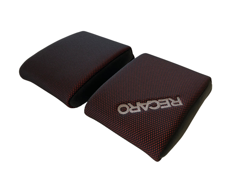 Recaro Japan RSS Thigh support pad set S (Thin type 2pcs)Brilliant mesh Red-1800029J - Rzcrewgarage