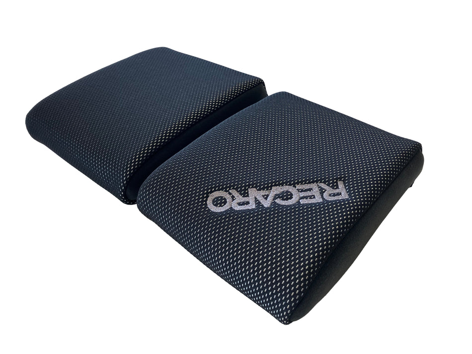 Recaro Japan RSS Thigh support pad set S (Thin type 2pcs)Brilliant mesh Silver-1800031J - Rzcrewgarage