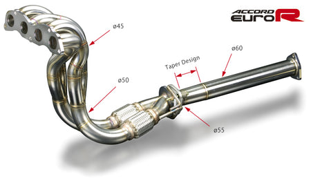 Toda Racing Exhaust Manifold - CL7 - 18100-CL7-00J