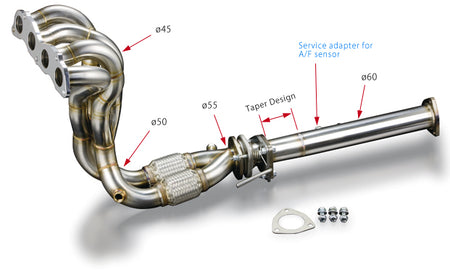 Toda Racing Exhaust Manifold - CL9 - 18100-CL9-00J