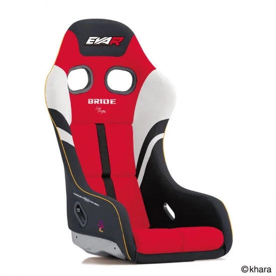 Bride Zeta IV Reims EVAR MODEL 02 Fixed Bucket Seat - Frp - Red-HAEV02 - Rzcrewgarage