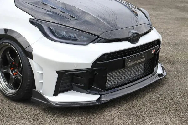 Garage Vary - Front Lip Spoiler (Twill weave carbon) - Toyota - Yaris GR GXPA16 Facelift - 30-8102 - Rzcrew Garage