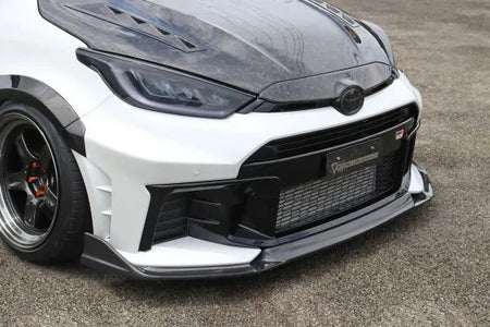 Garage Vary - Front Lip Spoiler (Twill weave carbon) - Toyota - Yaris GR GXPA16 Facelift - 30-8102 - Rzcrew Garage