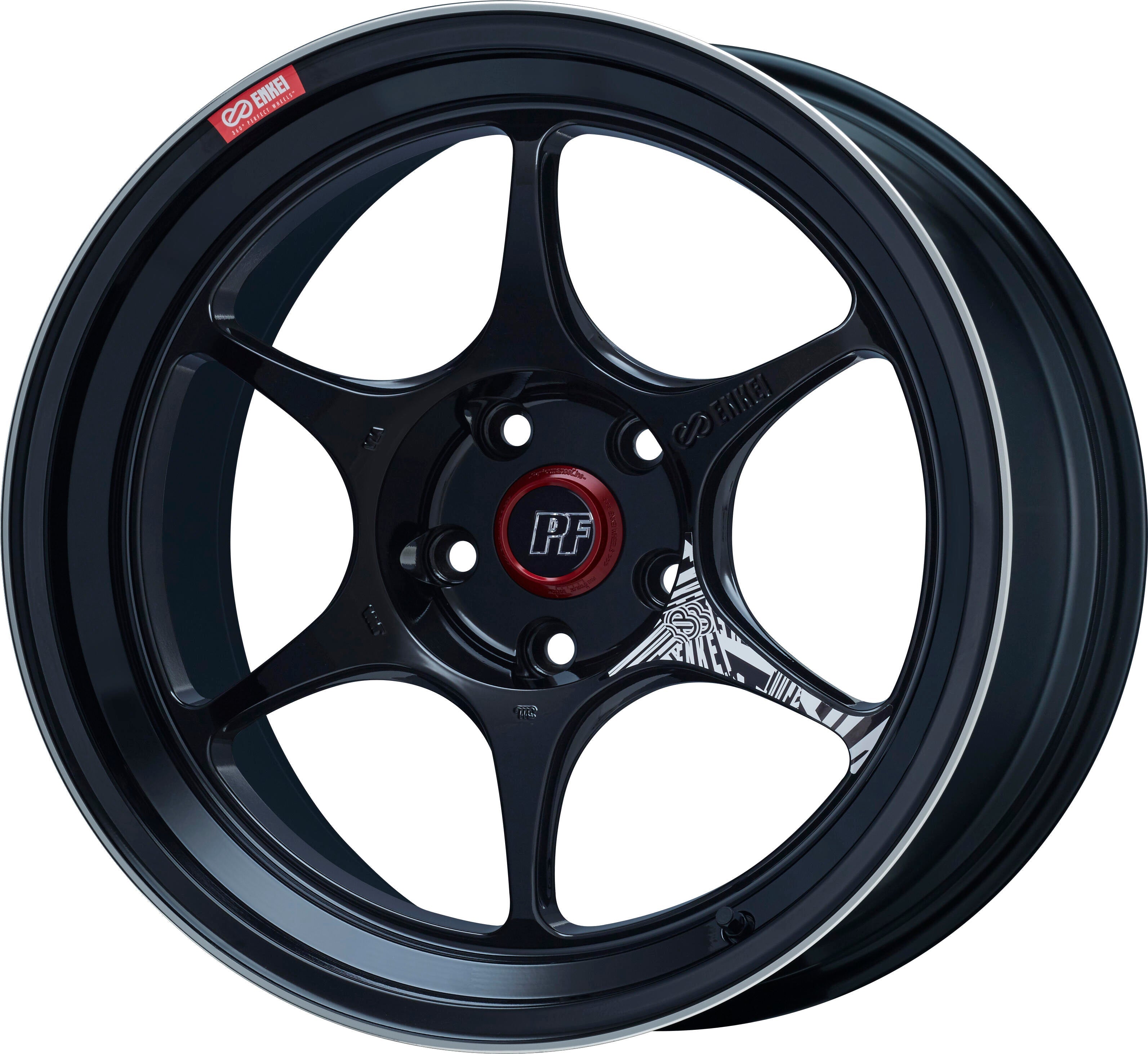 Enkei Japan PF06 - 17x9J - 5x100 - ET: 35 (Machining Black) - JDM-PF06-79-8035M/BK