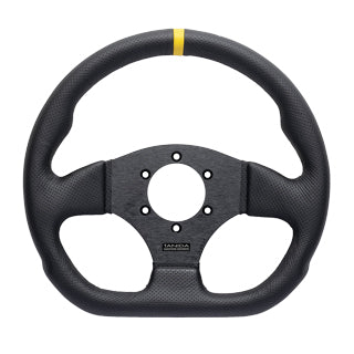 Juran - Racing Dstyle 300D Steering Wheels - 3 Spokes Leather 300mm - FLAT Dish - 363572 - RZCrewGarage