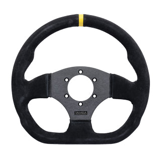 Juran - Racing Dstyle 300S Steering Wheels - 3 Spokes Suede 300mm - FLAT Dish - 363565 - RZCrewGarage