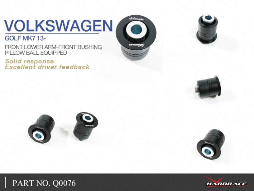 Hardrace - Hardrace - FRONT LOWER ARM- FRONT BUSHING - Volkswagen - Golf 7 Gti 5G(G7)(Gti) - Q0076 - Rzcrewgarage