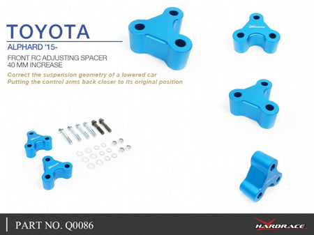 Hardrace - Hardrace - GEOMETRY CORRECTION SPACER (20mm) - Toyota - Alphard AGH30W - Q0085 - Rzcrewgarage