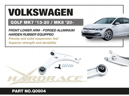 Hardrace - Hardrace - FRONT LOWER ARM - Volkswagen - Golf 7 Gti 5G(G7)(Gti) - Q0804 - Rzcrewgarage