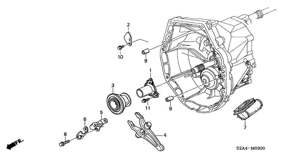 Genuine Honda Parts - Release Bearing Guide - Honda - AP1/AP2 - 21103-PCY-003 - Rzcrewgarage