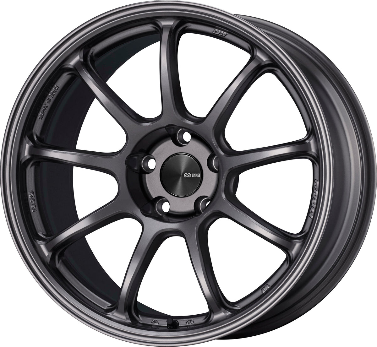 Enkei Japan PF09 - 18x9J - 5x114.3 - ET: 42 (Dark Silver) - JDM-PF09-89-51143-42DS