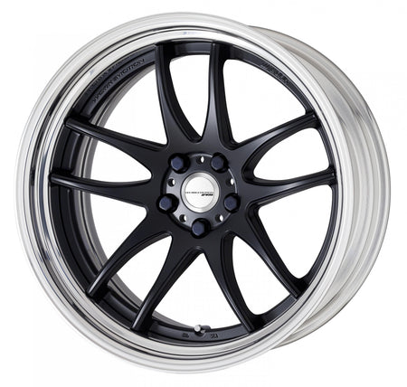 Work Wheels Emotion CR 2-Piece Full Reverse Standard A Disc - WORK-ECR2P-19x7.5-STDFR-MBL