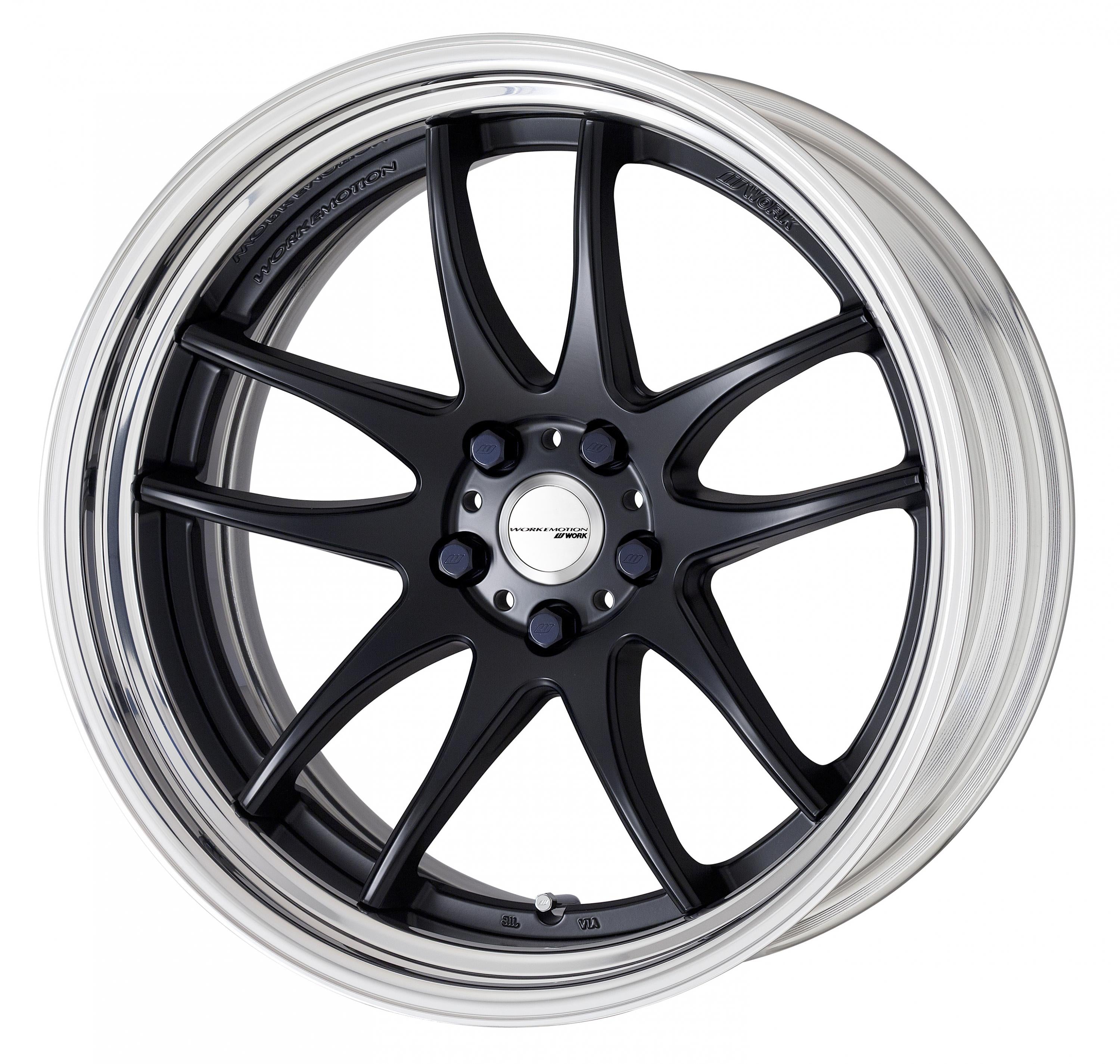 Work Wheels Emotion CR 2-Piece Full Reverse Standard A Disc - WORK-ECR2P-19x9.5-STDFR-MBL