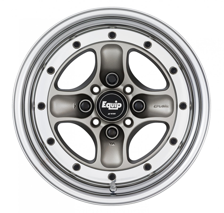 Work Wheels Equip 40 3-Piece Normal Standard A Disc - WORK-EQ40-15x5.5-STDN-BSL