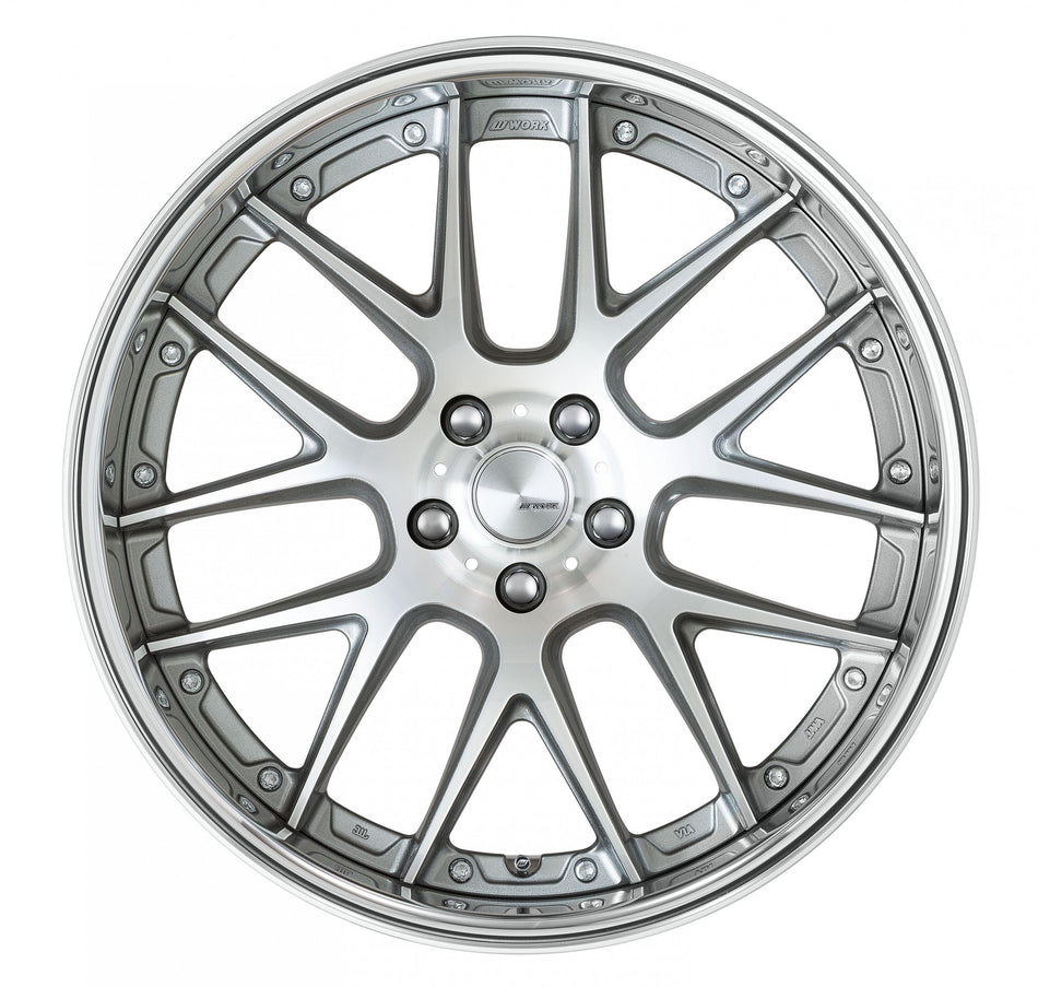 Work Wheels LANVEC LM7 2-Piece Full Reverse Standard A Disc - WORK-LLM7-18x11.0-STDFR-GRP