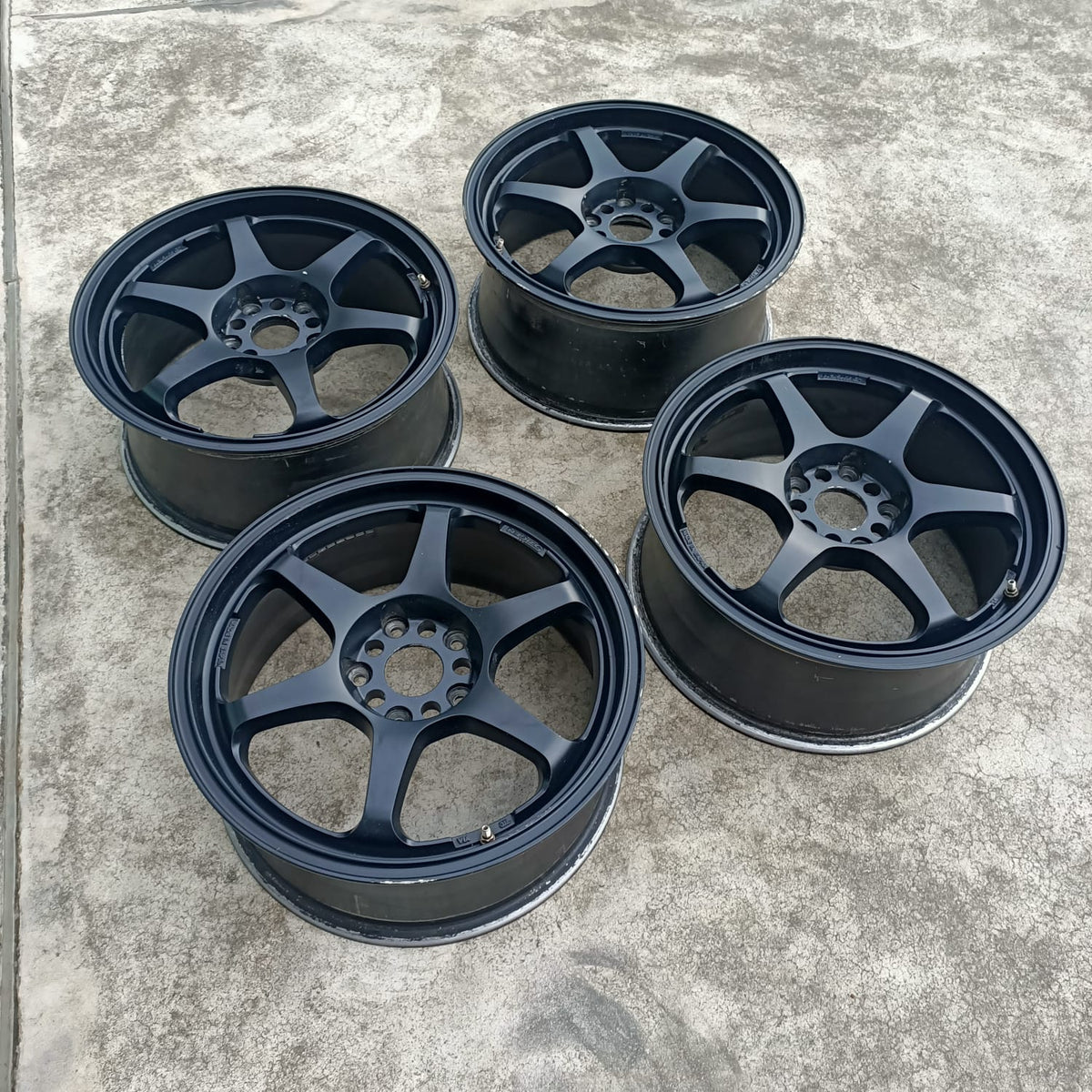 5Zigen Pro Racer GN+ (Second Hand set of 4) - 17x7.5J - 5x114.3 - ET: 43 (Black)