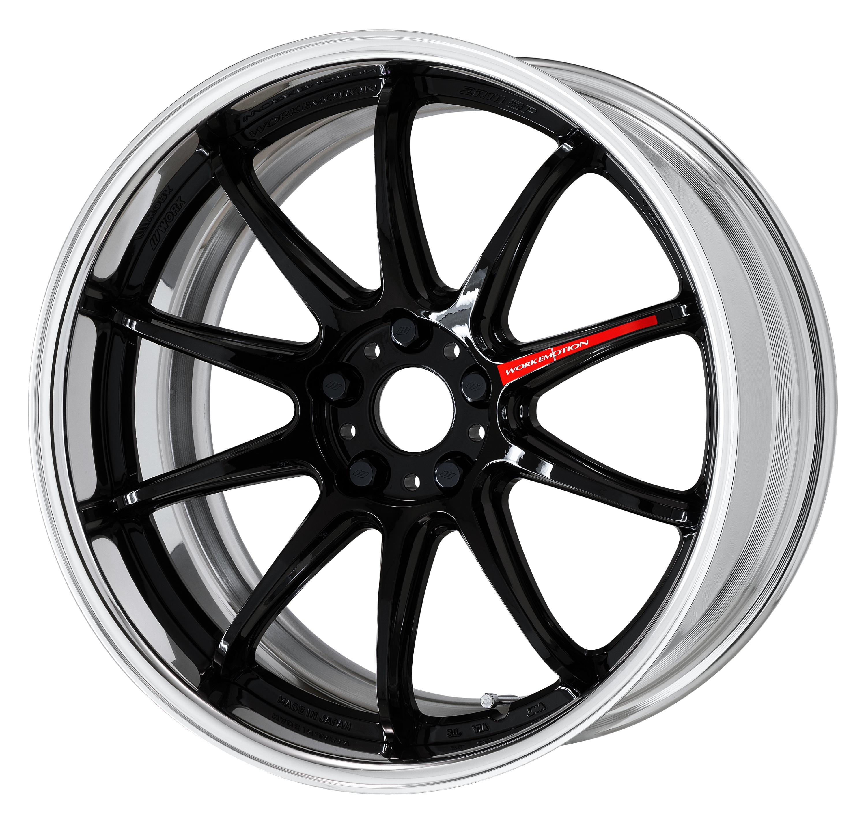 Work Wheels ZR10 2P (R disk) - RWORK-Z2P(RDS-195120-10561BLK-JP1