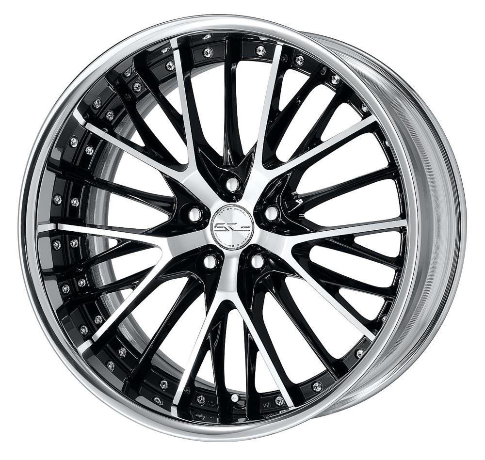 Work Wheels SCHWERT SG2 2-Piece Full Reverse Standard A Disc - WORK-SSG2-20x8.0-STDFR-BP