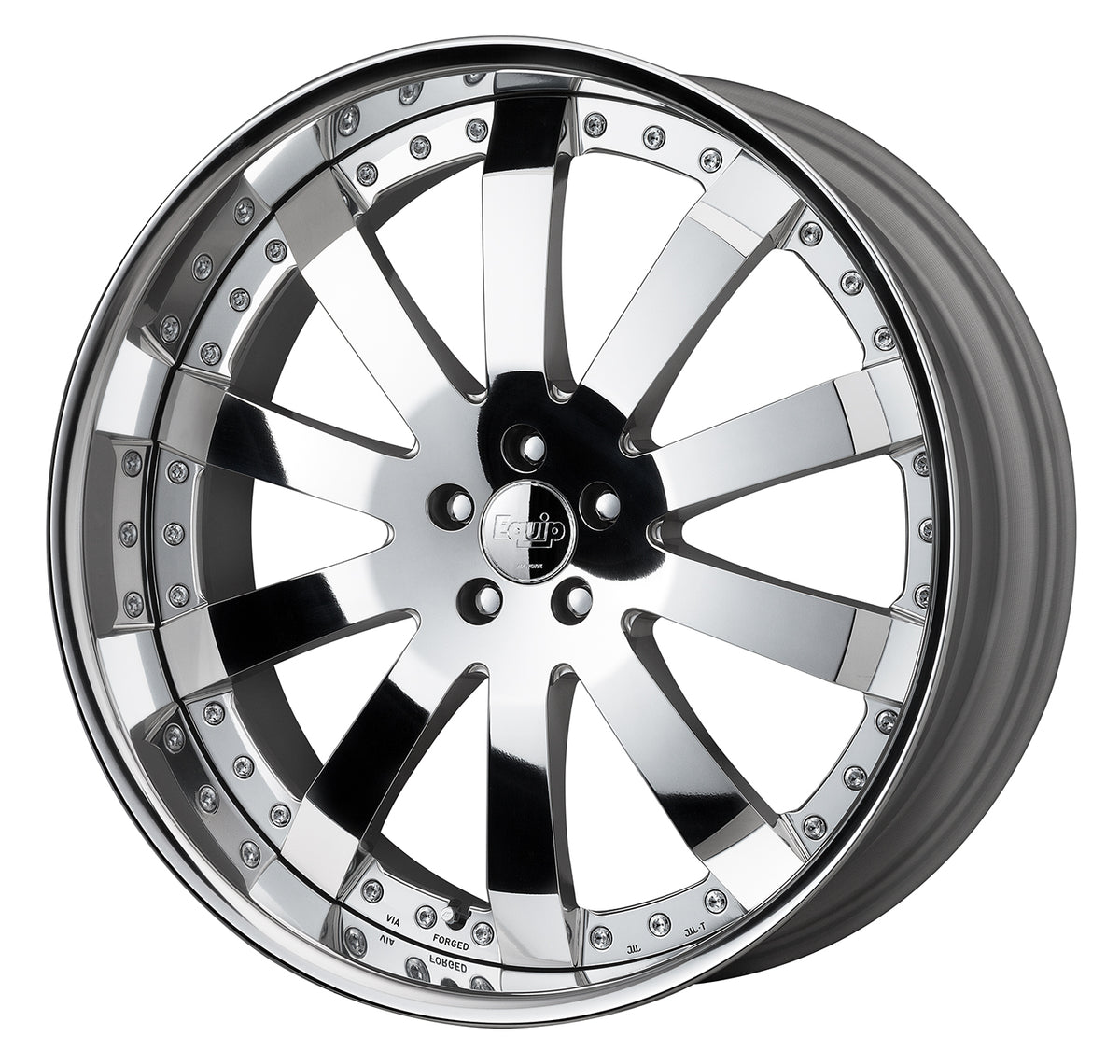 Work Wheels Equip E10 3-Piece Full Reverse Standard A Disc - WORK-EQE10-22x11.5-STDFR-PP