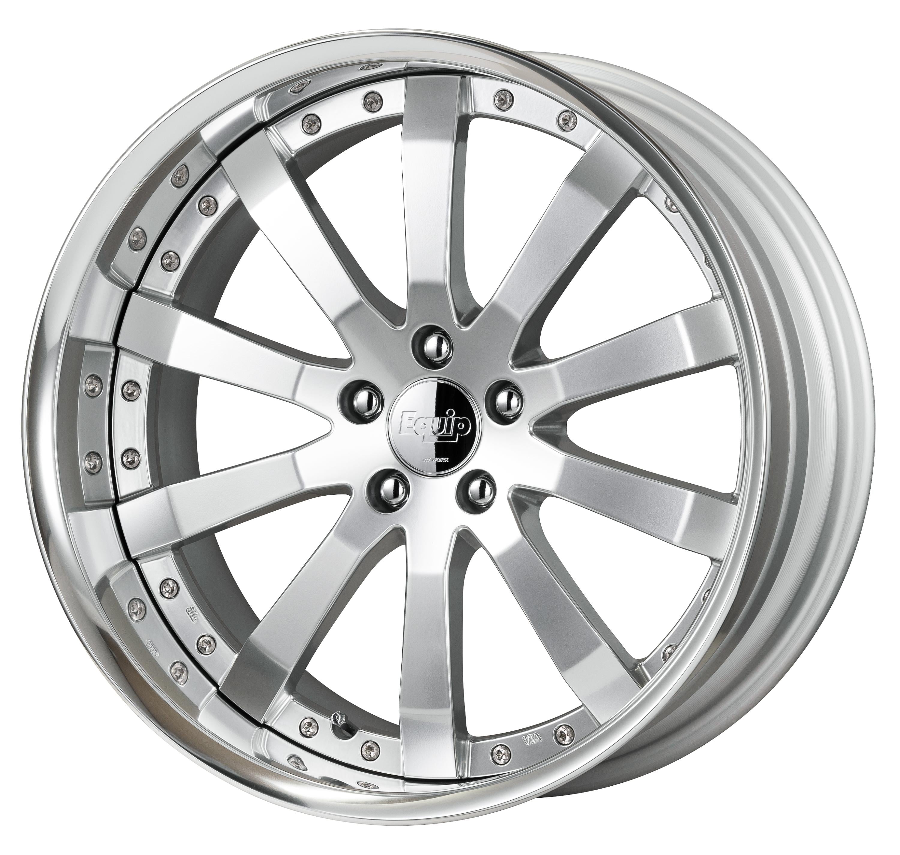 Work Wheels Equip E10 3-Piece Full Reverse Standard A Disc - WORK-EQE10-22x8.5-STDFR-SRS