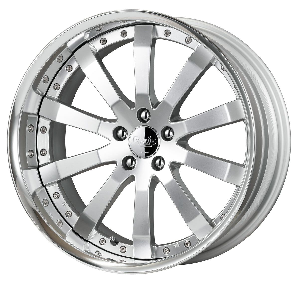 Work Wheels Equip E10 3-Piece Full Reverse Standard A Disc - WORK-EQE10-22x8.0-STDFR-SRS